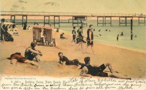 Florida Palm Beach Bathing Scene Rotograph B-326 0 Postcard undivided 22-9963