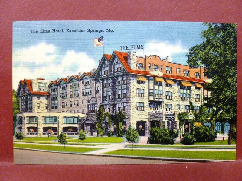 Postcard Mo Excelsior Springs The Elms Hotel View 2 Hippostcard