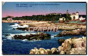 Postcard Old Antibes Hotel from Cape Town Caop Eden Roc Pavilion and Villa Ma...