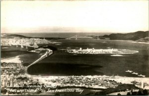 RPPC US Naval Training Center Treasure Island San Francisco CA Postcard UNP