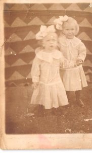 Sisters Real Photo Unused 