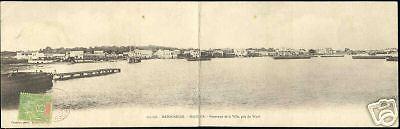 madagascar, MAJUNGA, 2x pc Panorama City, Wharf (1910)