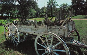 Grapevine Texas 1960s Postcard Old Cactus Wagon Austin Patio Dude Ranch