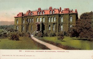 South Hall, University of California, Berkeley, CA., Very Early Postcard, Unused