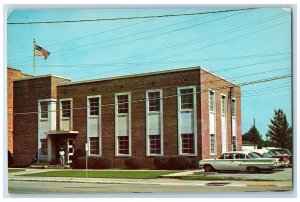 c1960's Franklin City Hall Exterior Franklin Virginia VA Unposted Cars Postcard