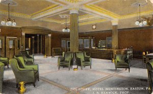 Lobby, Hotel Huntington Easton, Pennsylvania PA