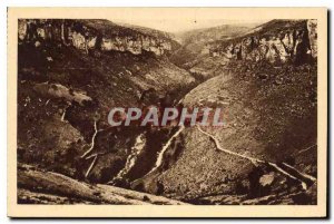 Old Postcard The Gorges du Tarn The Vallee de la Junta