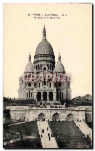 Old Postcard Paris Montmartre Sacre Coeur