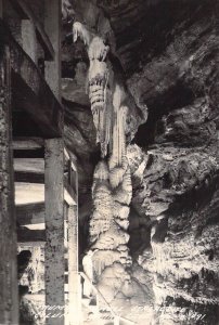 RPPC,Trumpet Formation, Fairy Cave(Talking Rocks Cave),Branson MO,Old Post Card