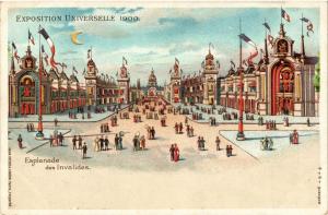 CPA AK PARIS EXPO 1900 Esplanade des Invalides (700018)