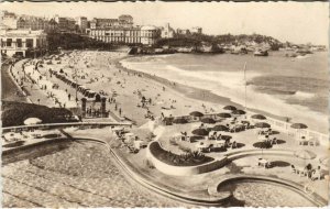 CPA BIARRITZ La Grande Plage - La Piscine de l'Hotel du Palais (1142619)