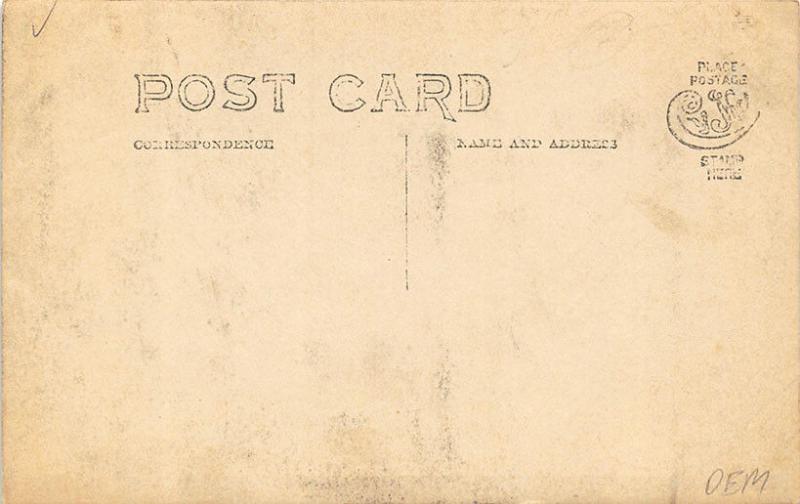 New London NH Post Office Store Fronts Old Car RP Postcard