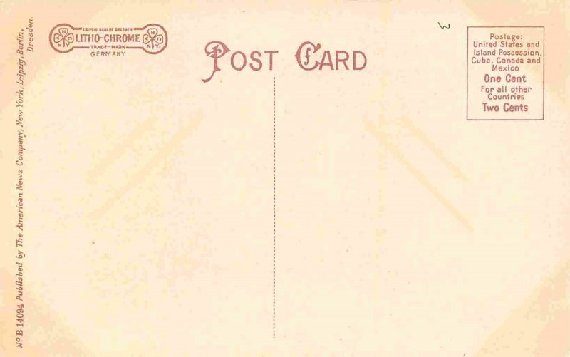 Union Street Hackensack New Jersey 1910c postcard