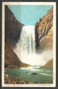 Wyoming - Great Falls From Yellowstone Park - [WY-013]