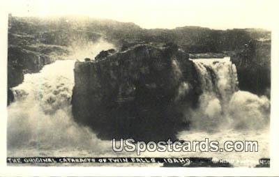 Real Photo - Cataracts - Twin Falls, Idaho ID