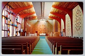 First United Methodist Church, Mount Pleasant, Michigan, Vintage 1970s Postcard