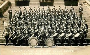 IA, Des Moines, Iowa, Legion Junior Drum and Bugle Corps, RPPC
