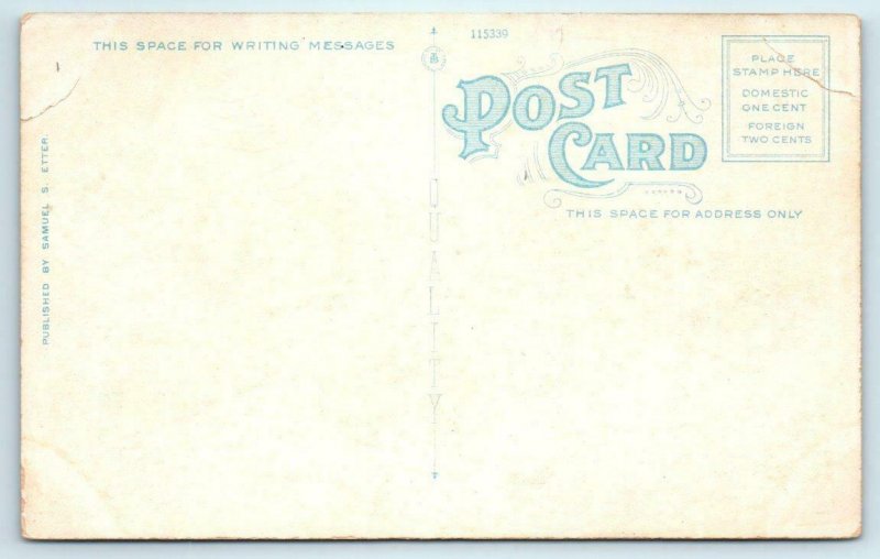 PALMYRA, Pennsylvania PA ~ J. LANDIS SHOE FACTORY c1920s Lebanon County Postcard