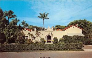 Palm Beach Florida~Amen Court~Residence of Rector Bethesda-by-the-Sea~Postcard