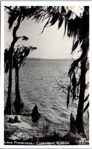 1940s Lake Minnehaha Clermont Florida Cline Real Photo Postcard 2-F-406