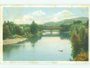 W-Border BRIDGE SCENE Plymouth New Hampshire NH HJ1276