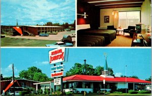 Vtg 1970s Howards Johnson's Motor Lodge West Tallahassee Florida FL Postcard