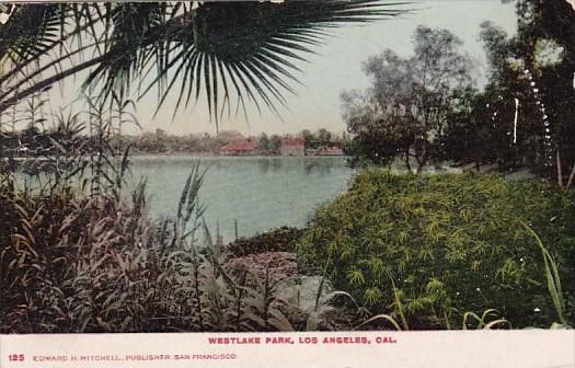 California Los Angeles Westlake Park 1910