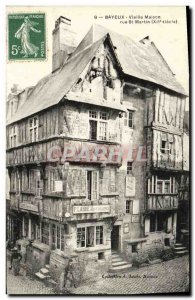 Postcard Old House Old Bayeux Rue St Martin