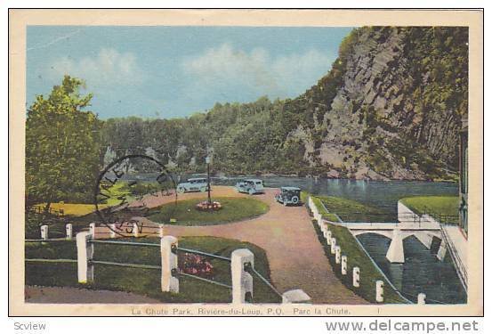 La Chute Park, Riviere-du-Loup, Quebec, Canada, PU-1942