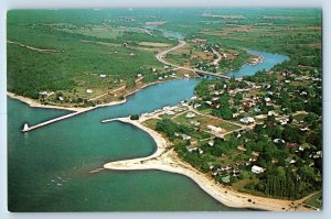 Ontario Canada Postcard Aerial View of Southhampton 1965 Posted Vintage