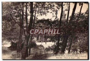 Old Postcard St Georges de Didonne (Silver Cote) Undergrowth Road Suzac BR