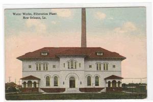 Water Works Filtration Plant New Orleans Louisiana 1910c postcard