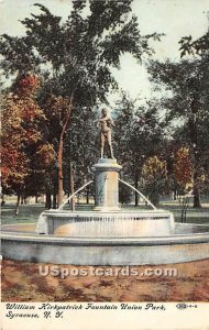 William Kirkpatrick Fountain Union Park - Syracuse, New York