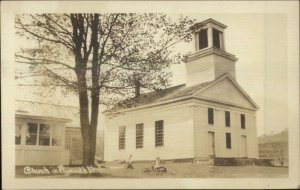 Plymouth VT Church c1920s-30s Real Photo Postcard