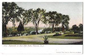 Esplanade, East Side Park, Paterson, New Jersey, Unused Undivided Back Postcard