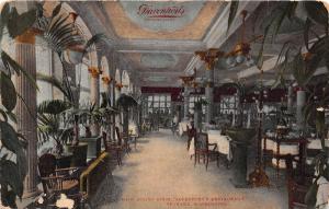 C19/ Spokane Washington WA Postcard 1919 Davenport's Restaurant Interior Dining2