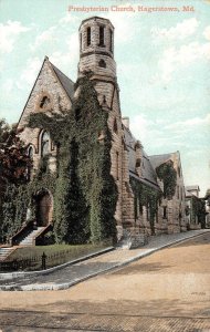 Hagerstown, MD Maryland   PRESBYTERIAN CHURCH    ca1910's Vintage Postcard