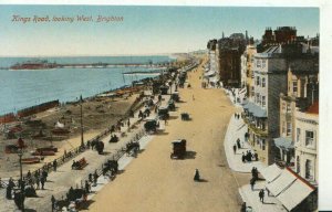 Sussex Postcard - Kings Road looking West - Brighton - Ref 9815A