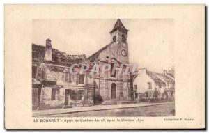 Old Postcard Le Bourget After Fights 28 29 and October 30, 1870 Militaria