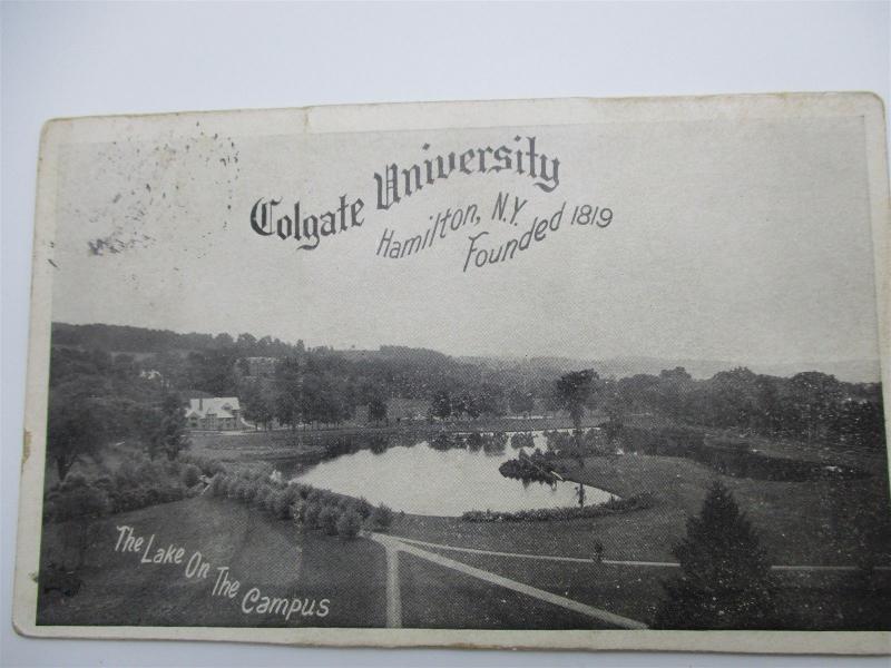 Multi View Folding Colgate University, Hamilton New York c1912 Postcard L10