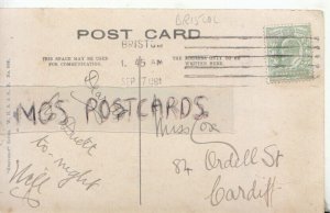 Genealogy Postcard - Cox - 84 Ordell Street, Cardiff, Wales - R1384