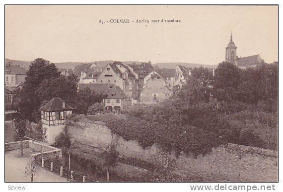 COLMAR, Ancien mur d'enciente, Alsace, France, 00-10s