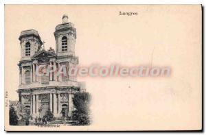 Old Postcard Langres Cathedral