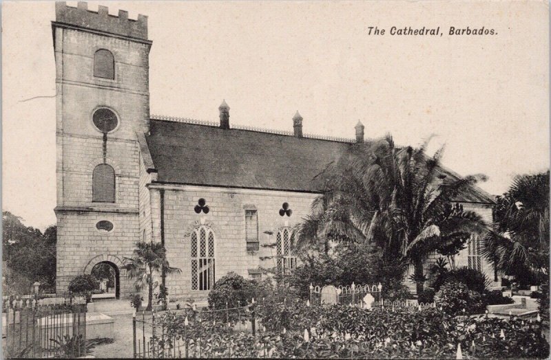 The Cathedral Bridgetown Barbados St. Michael's Unused RH Seifert Postcard H37