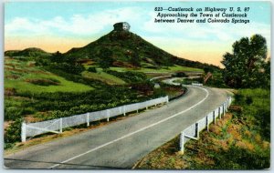 M-3162 Castlerock on Highway US Approaching the Town of Castlerock