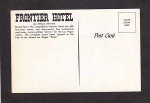 NV Frontier Hotel Casino Gambling Las Vegas Nevada Postcard pool