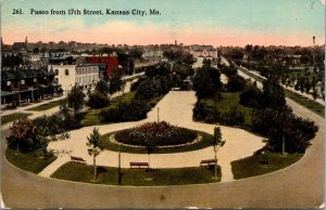 Postcard Paseo from 17th Street in Kansas City, Missouri