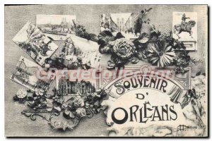 Old Postcard Souvenir D'Orleans