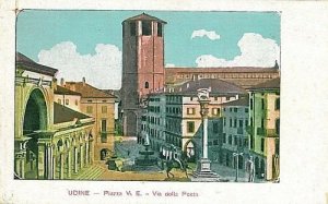 Vintage POSTCARD: UDINE City-