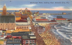 Bird's-eye View, looking East in Atlantic City, New Jersey